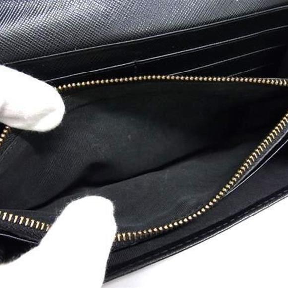 Salvatore Ferragamo Vara Ribbon Flap Wallet, Size 22, C127, Black Leather, Wo...